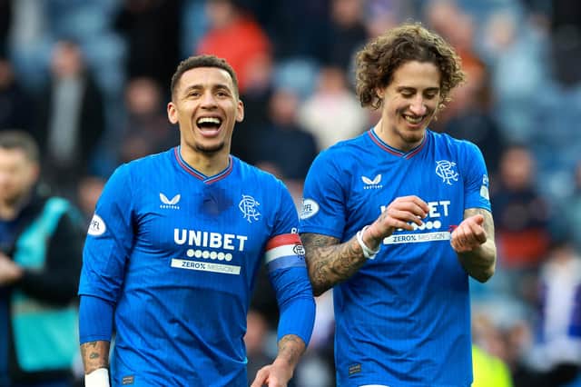 The star is hitting form for Rangers.
