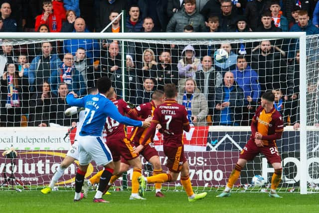 Malik Tillman netted the fourth to seal Rangers' win in Lanarkshire.