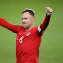 Scott Arfield celebrates after leading Canada to a 2-0 win over the USA in Toronto in October 2019. Doubts remain over the Rangers midfielder's longer term international future.(Photo by Vaughn Ridley/Getty Images)