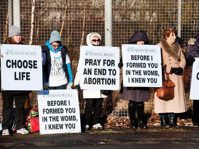 Buffer zones see anti-abortion protests moved further away from health clinics and hospitals. Picture: John Devlin