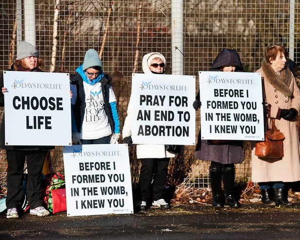 Buffer zones see anti-abortion protests moved further away from health clinics and hospitals. Picture: John Devlin