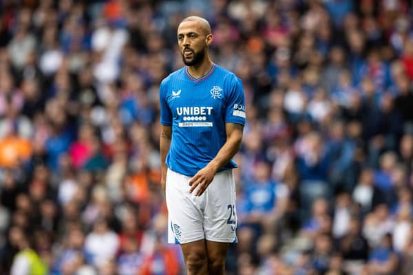 Rangers' striker Kemar Roofe made awelcome return from long-term injury on Saturday but adding the striker to Mihael Beale's frontline mix further seems to highlight that the club are top heavy in squad head count. (Photo by Alan Harvey / SNS Group)