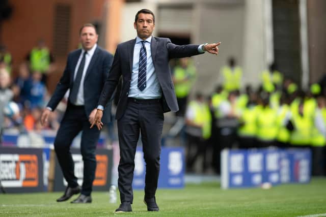 Rangers fans want Giovanni van Bronckhorst to use Champions League money to add to the squad.  (Photo by Rob Casey / SNS Group)