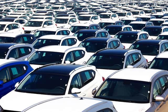 Car registrations are down nearly 30 per cent compared with July 2020