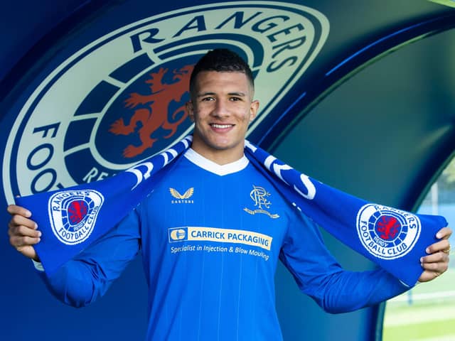 Juan Alegria has joined Rangers on a three-year deal