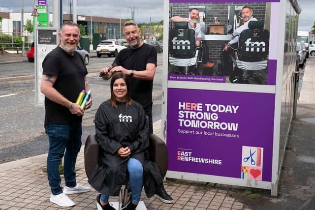 F&M Hairdressing in Barrhead is among the businesses to sign up to the campaign