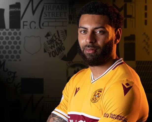 Kaiyne Woolery has signed on at Fir Park (Pic courtesy of Motherwell FC)