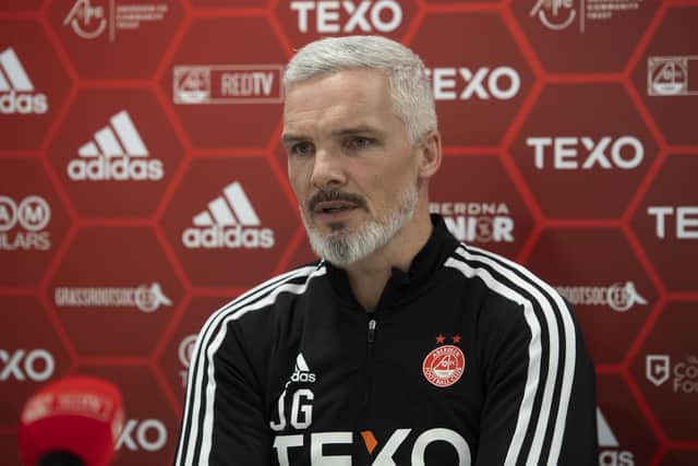 Aberdeen boss Jim Goodwin has been delighted with the addition of two new midfielders to his squad.  (Photo by Craig Foy / SNS Group)
