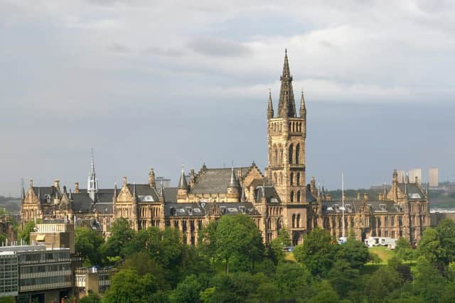 The University of Glasgow was founded in 1451. It currently ranks amongst the world's top 100 universities and it has 26,000 students enrolled from over 120 different countries.