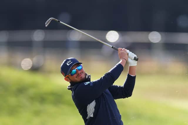Ewen Ferguson in action at the 2021 Alfred Dunhill Links Championship at St Andrews. (Photo by Richard Heathcote/Getty Images)