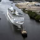 The MS Ambition docked in Govan provides 1,213 Ukrainian refugees with accommodation.