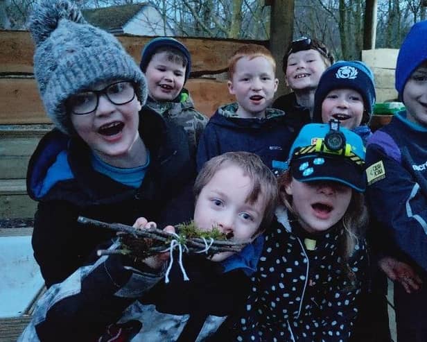 The Symington Beavers section of Biggar-Tinto Scouts were a huge help on the trail. (Pics: Alan Jones)