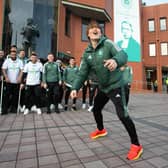 Furuhashi leads the title party back at Celtic Park.