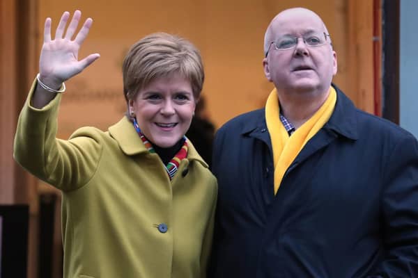 Nicola Sturgeon and husband Peter Murrell (Picture: Andrew Milligan/PA Wire)