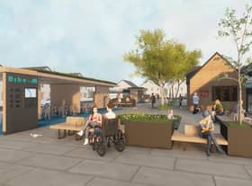 An artists rendering of a potential hub design