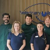 The team from Veterinary Vision in Glasgow