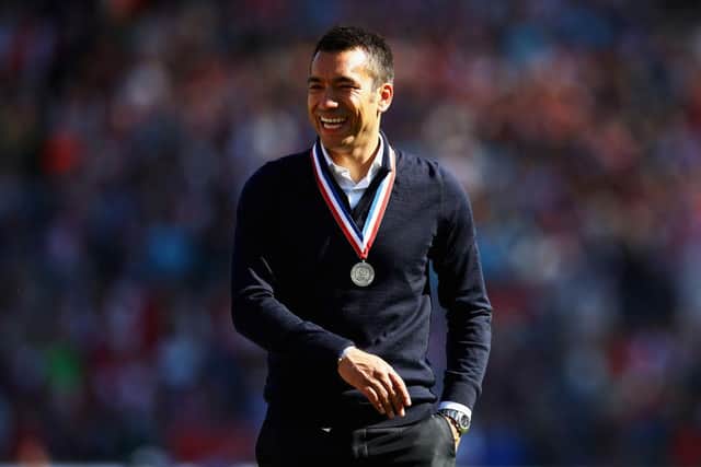 Giovanni van Bronckhorst is favourite to land the Rangers job. (Photo by Dean Mouhtaropoulos/Getty Images)