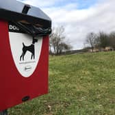 A bin for dog mess