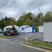 New walk-through covid test centre Milngavie