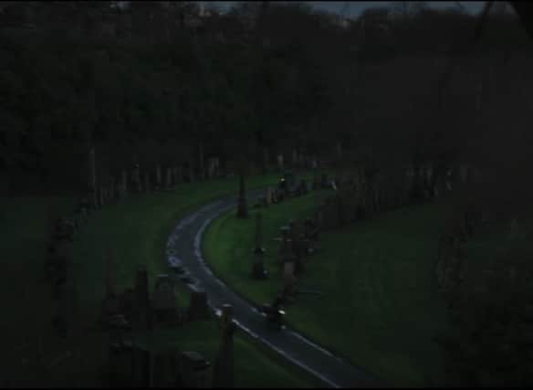 A clip from The Batman shows a glimpse of Glasgow's Necropolis.