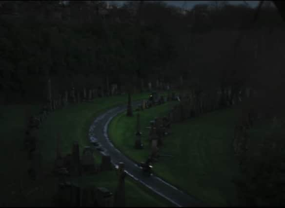 A clip from The Batman shows a glimpse of Glasgow's Necropolis.