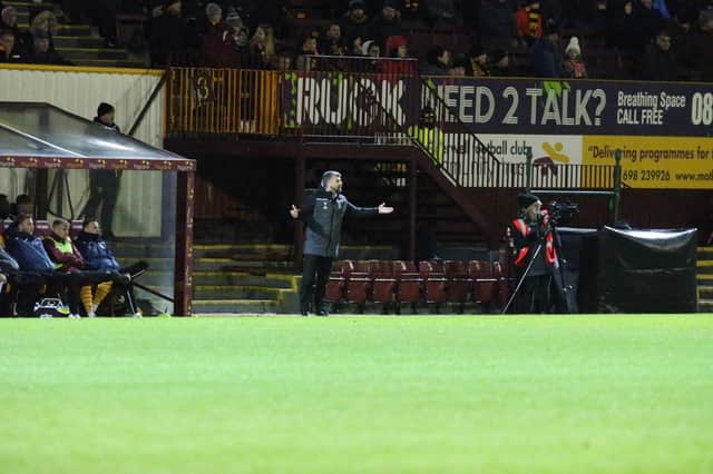 Motherwell manager Stephen Robinson