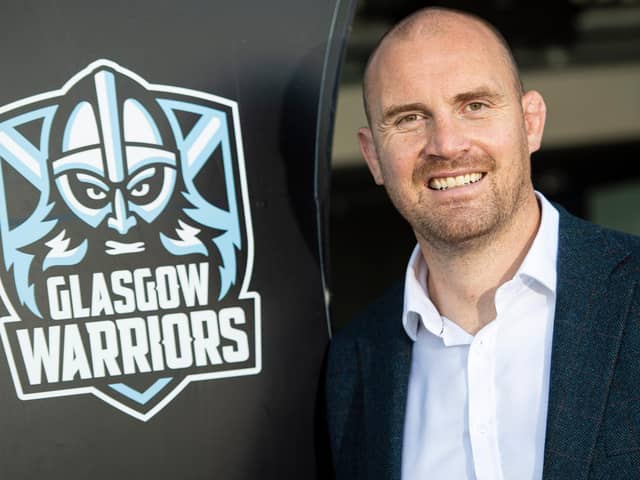 Allan Glen’s stalwart Al Kellock took over as managing director at Glasgow Warriors earlier this year (pic: Glasgow Warriors)