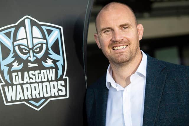 Allan Glen’s stalwart Al Kellock took over as managing director at Glasgow Warriors earlier this year (pic: Glasgow Warriors)