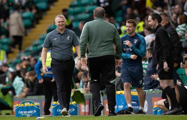 Norwich manager Dean Smith was full of praise for Celtic. (Photo by Craig Williamson / SNS Group)