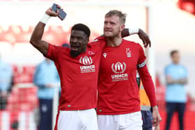 Joe Worrall (right) has moved out on loan to Turkey but is still a Nottingham Forest player
