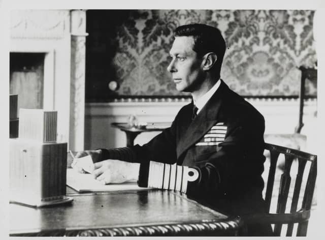 King George VI who  made a speech to the nation each Christmas from 1939 exxcept for one year following an operation (photo: Getty Images)