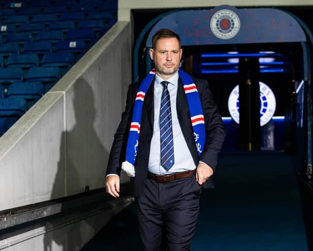 Rangers legend Brian Laudrup saw a Walter Smith similarity in the Michel Beale's words since being appointed Rangers boss . (Photo by Craig Williamson / SNS Group)
