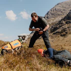 Scottish Search and Rescue Dogs in the heart of Glencoe