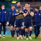 Scotland's players applauds the fans following to Croatia. (Photo by Stu Forster/Getty Images)