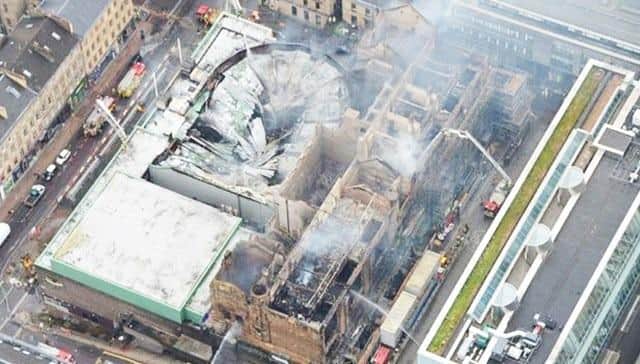 Another SFRS image shows just how widespread the damage from the fire is.