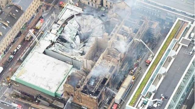 Another SFRS image shows just how widespread the damage from the fire is.
