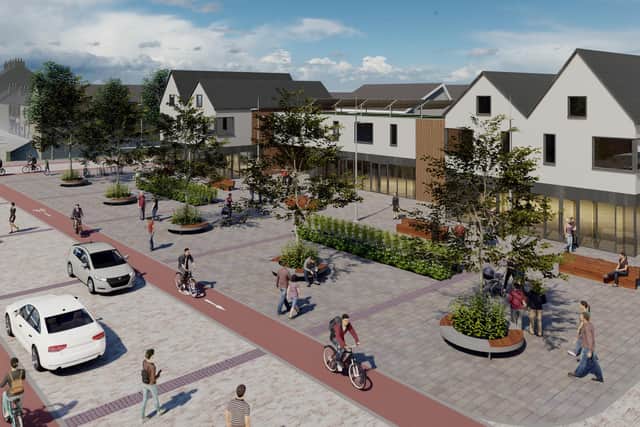 The proposed new Town Square in Kilsyth