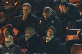 Graham Alexander was sent to stand for his reaction to Liam Donnelly red card (Pic by Ian McFadyen)