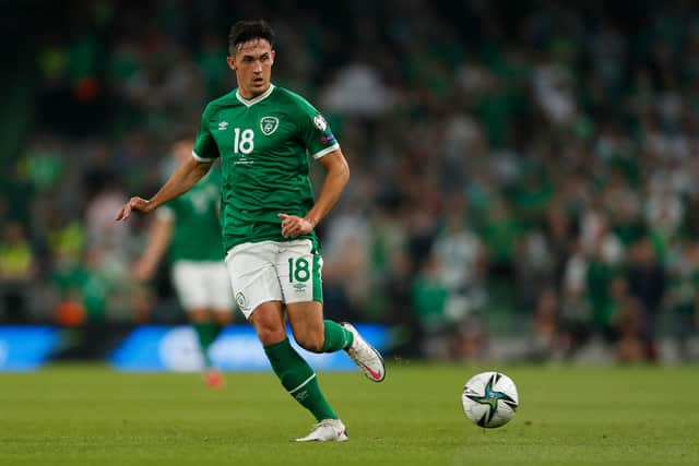 Jamie McGrath in action for Republic of Ireland against Serbia last month. (Photo by Oisin Keniry/Getty Images)