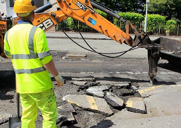 Work was scheduled to begin today on the A70 at Douglas.