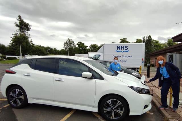 NHS Greater Glasgow and Clyde now has over 100 fully electric cars and vans
