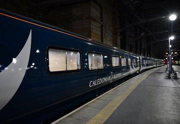 The Caledonian Sleeper service due for London remained at Glasgow Central station overnight on Tuesday. Picture: NationalWorld