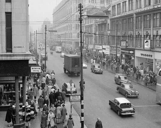 General view over Argyle Street.