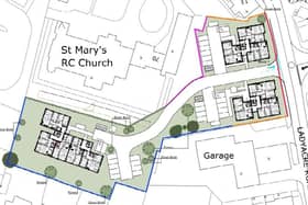 Landscape plan of the proposed site