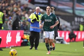 Plymouth striker Lorent Tolaj 