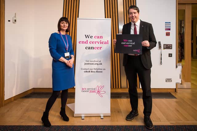 ​Neil Bibby is supporting Jo’s Cervical Cancer Trust, by encouraging women in West of Scotland to attend their cervical screening when invited