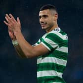 Celtic's Giorgos Giakoumakis is still set for a switch to MLS outfit Atlanta United. (Photo by Craig Foy / SNS Group)