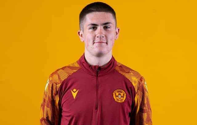 Bailey Rice has left Motherwell to join Rangers (Pic courtesy of Motherwell FC)