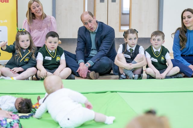 Prince William makes a new friend.