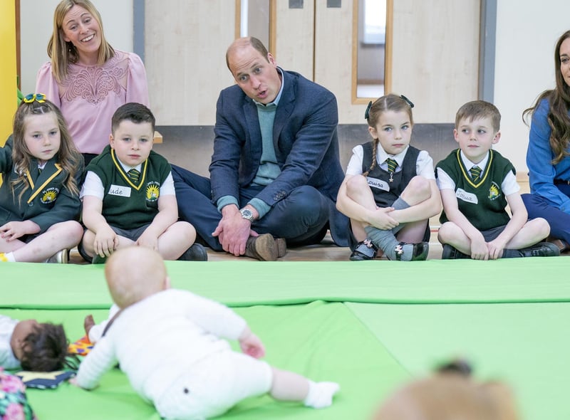 Prince William makes a new friend.